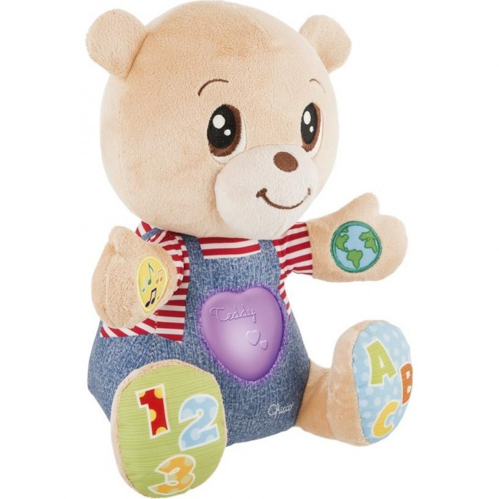 CHICCO говорящий Мишка Teddy Emotion (русс/англ), Разноцветный  00007947000180. Купить Игрушка на Официальном Сайте CHICCO в России.