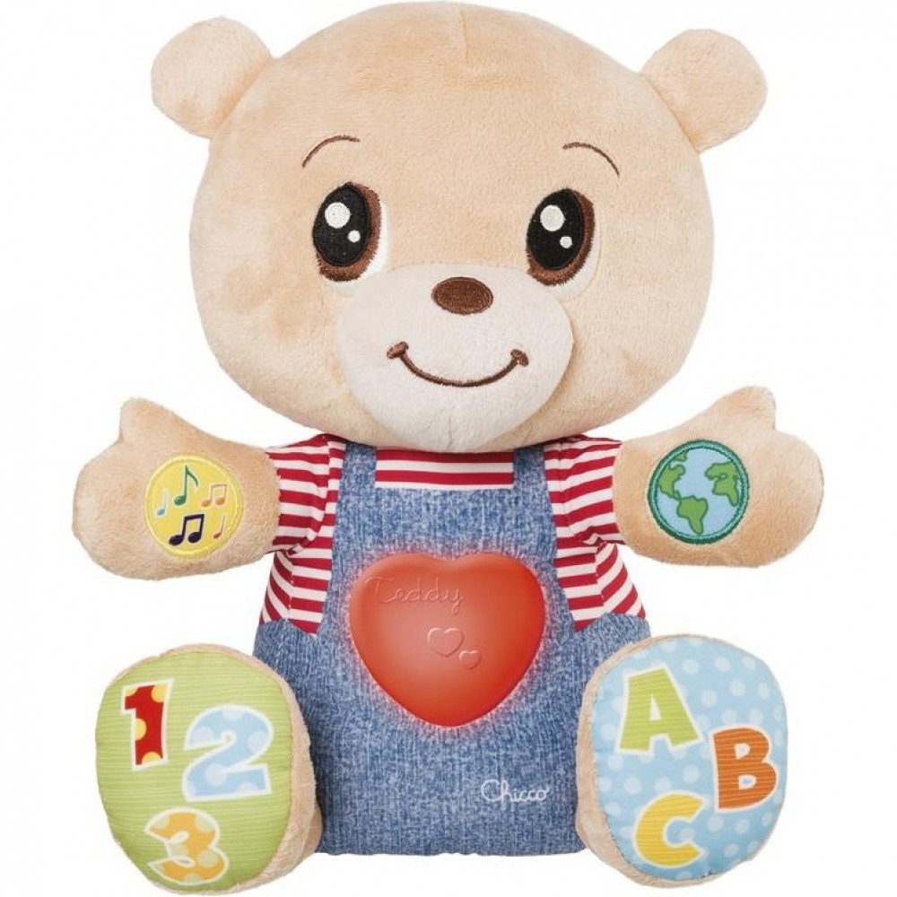 CHICCO говорящий Мишка Teddy Emotion (русс/англ), Разноцветный  00007947000180. Купить Игрушка на Официальном Сайте CHICCO в России.