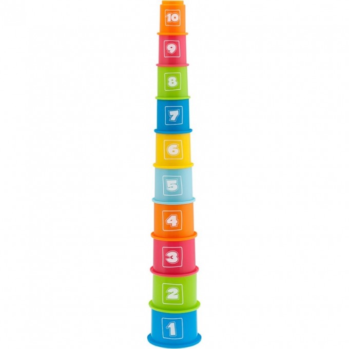 Игрушка CHICCO "Занимательная пирамидка с цифрами", Разноцветный 00007511000000