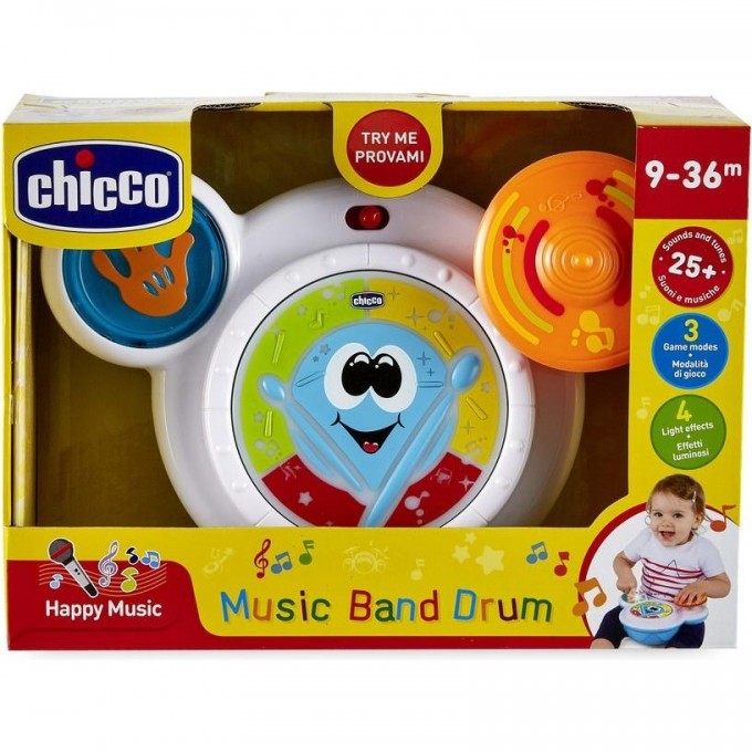 Игрушка музыкальная CHICCO «Барабан», Разноцветный 00006993100000