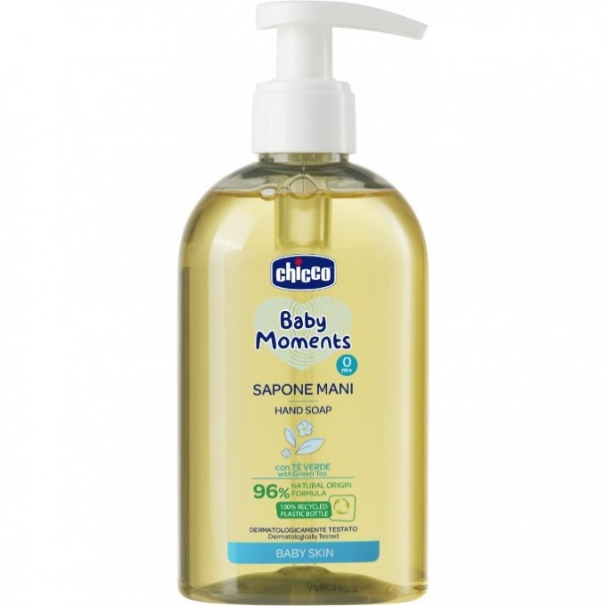 Жидкое мыло для рук CHICCO BABY MOMENTS DELICATE SKIN 250 мл 10245000000