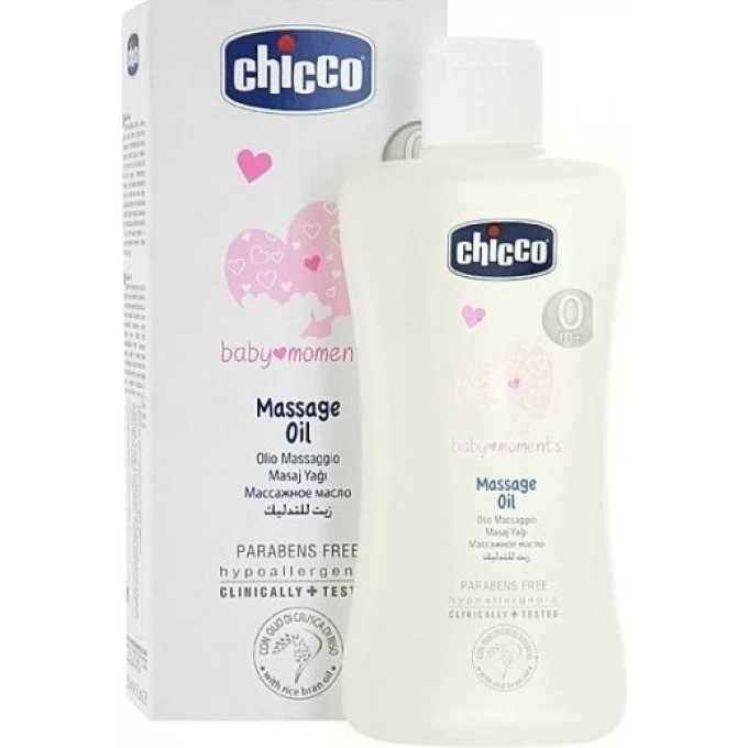 Массажное масло CHICCO BABY MOMENTS 0+, 200 мл 00010242000000