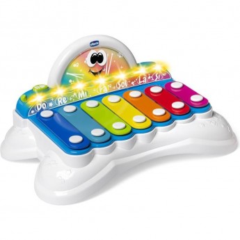 Музыкальная игрушка CHICCO «Ксилофон», Разноцветный