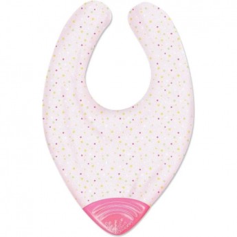 Нагрудник CHICCO GUMMY розовый