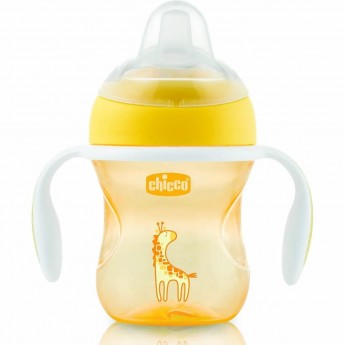 Поильник CHICCO TRANSITION CUP 4м+, оранжевый Поильник CHICCO TRANSITION CUP 4м+, оранжевый