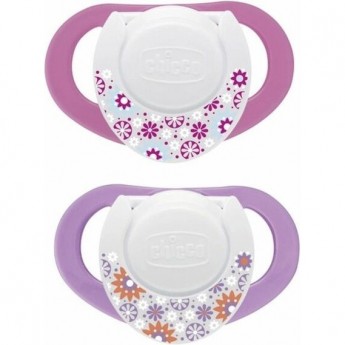 Пустышка латексная CHICCO PHYSIO COMPACT 6-12м+ 2 шт розовая Пустышка латексная CHICCO PHYSIO COMPACT 6-12м+ 2 шт розовая